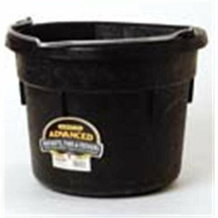 MILLER Rubber Flatback Bucket Black 18 Quart - DFW18/DF18FBA MI37368